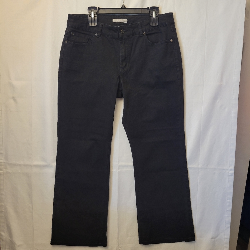 Chico’s Platinum Jeans Black Chico's Size 2.5 Reg (L) - Picture 2 of 9